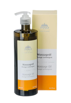 Aromatický masážní olej, pomeranč lemongras , 500 ml