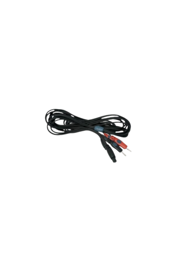 Pacientský kabel pro elektroléčebný kanál 2 - černý kabel
